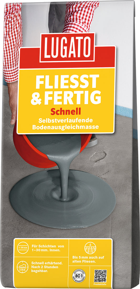 Lugato Fliesst & Fertig | Bodenausgleichmasse 5KG