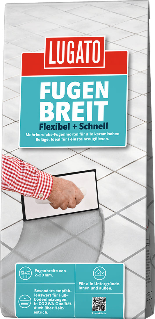 flexibler und schneller Schlämmfugenmörtel
