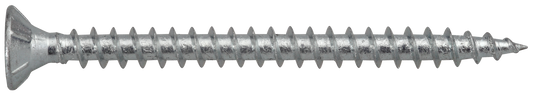 Spanplattenschraube Senkkopf 4 x 20 mit Bit, Vollgewinde, verzinkt