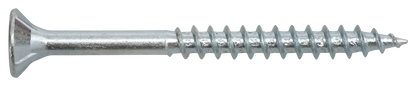 Spanplattenschraube Senkkopf 6 x 50 mit Bit, Teilgewinde, verzinkt