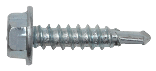 Bohrschraube 6-Kant mit angepresster Scheibe 6,3 x 25, verzinkt, DIN 7504-K DIN 7504-K 6,3 X 25