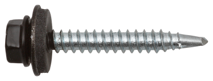 Sechskantbohrschraube mit Dichtscheibe 4,8 x 35, RAL 9011 graphitschwarz 4,8 X 35 RAL 9011 SCHWARZ