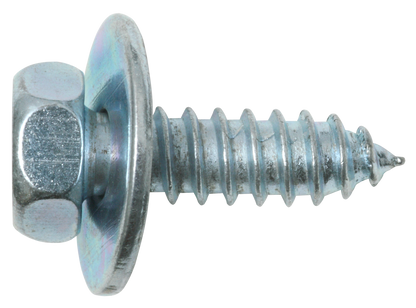 Blechschraube mit Scheibe Sechskantkopf 5,5 x 13, verzinkt, DIN 6901 DIN 6901 5,6 X 13