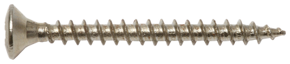 Spanplattenschraube Linsensenkkopf 4 x 45, Vollgewinde, vernickelt 4,0 X 45