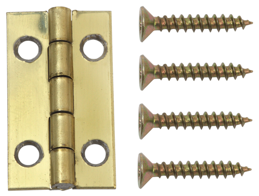 Schatullenscharnier 15 x 20 x 0,65, vermessingt 20 X 15 X 0,7 4 STCK