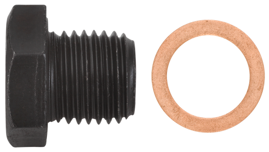 Ölablassschraube M14 x 1,5 x 12 mit Dichtring, Stahl phosphatiert