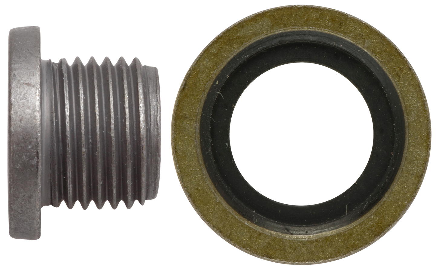 Ölablassschraube M16 x 1,5 x 12 mit Dichtring, Stahl verzinkt