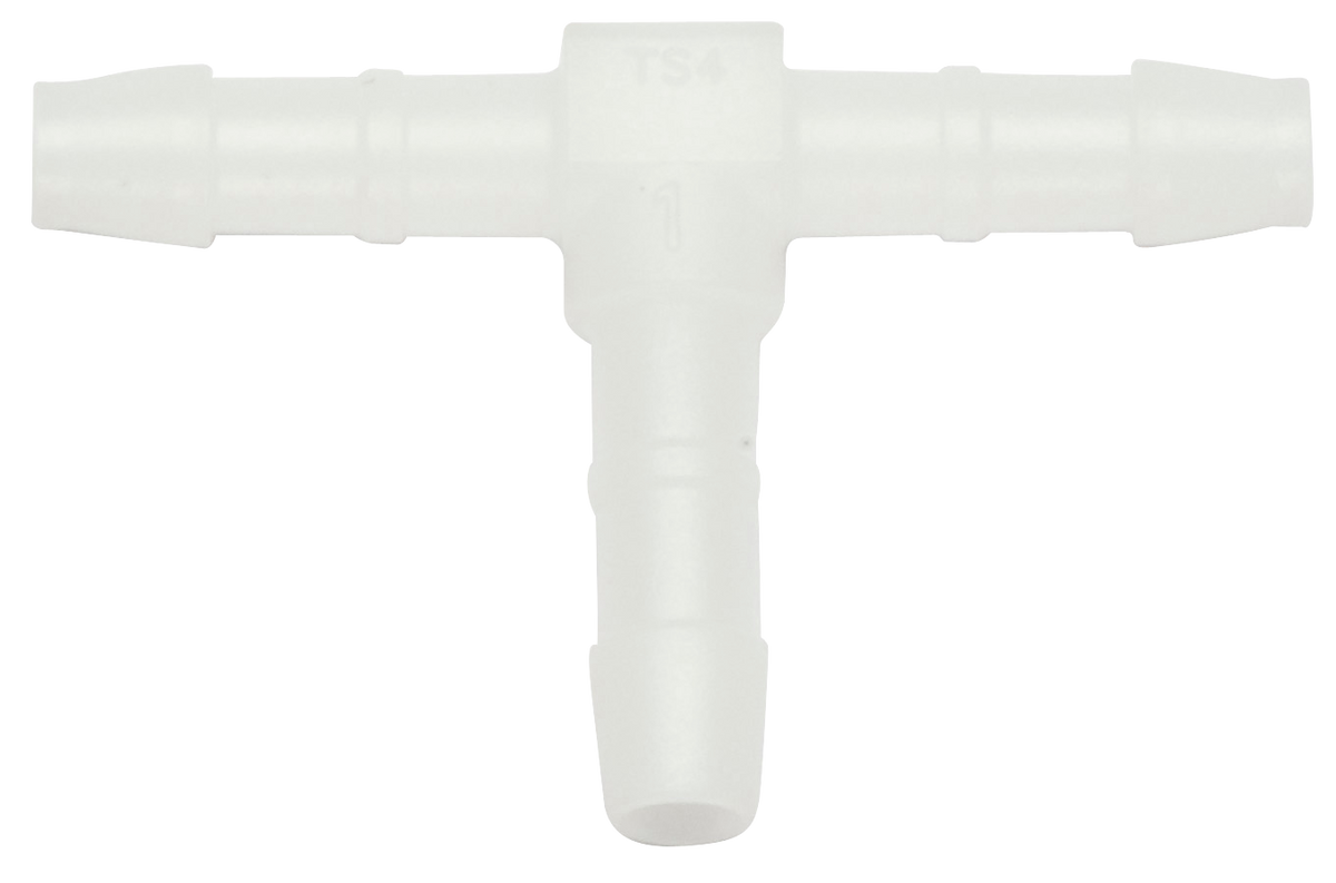 Schlauchverbinder T-Form 4 mm, Kunststoff