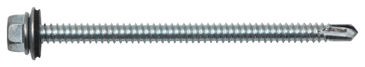 Sechskantbohrschraube mit Dichtscheibe 6,3 x 85, verzinkt, DIN 7504-K DIN 7504-K 6,3 X 85