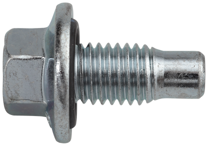 Ölablassschraube M12 x 1,75 x 25 mit Dichtring, Stahl verzinkt