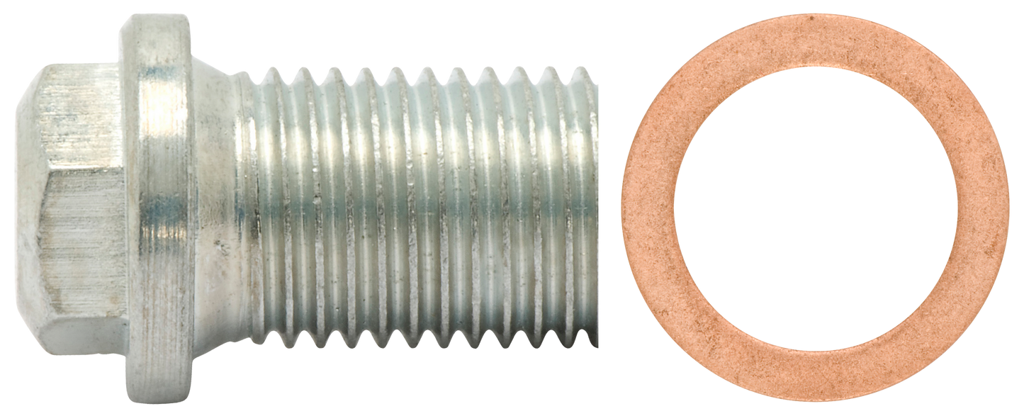 Ölablassschraube M14 x 1,5 x 24 mit Dichtring, Stahl Delta Tone