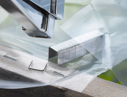 Klammern, 10,7 mm x 8 mm, Flachdraht, Stahl, 1000 Stk.