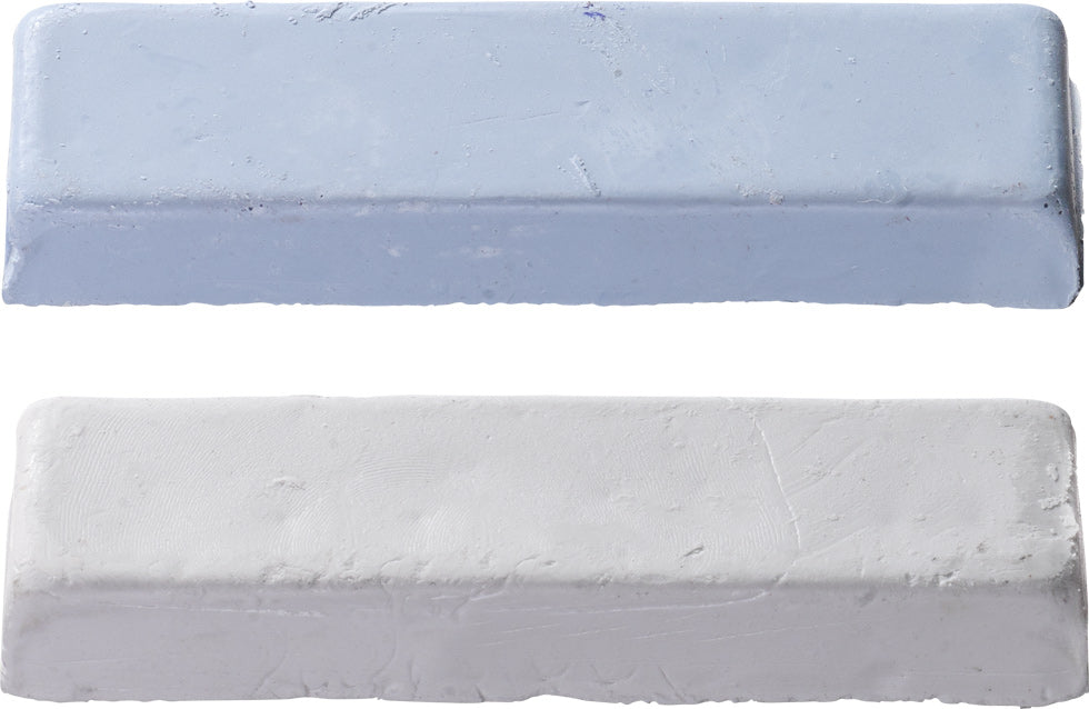 Polierpasten-Satz 2-tlg. weiss-blau