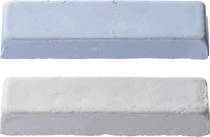 Polierpasten-Satz 2-tlg. weiss-blau