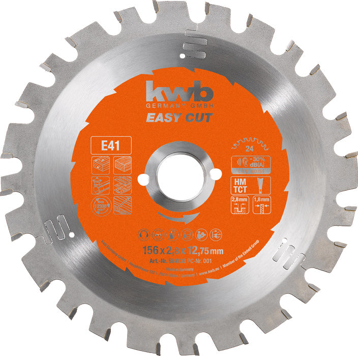 EASY-CUT Kreissägeblätter für Handkreissägen Ø 156 x 12,75  mm