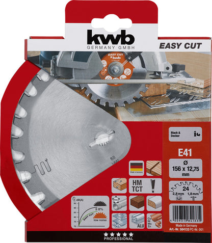 EASY-CUT Kreissägeblätter für Handkreissägen Ø 156 x 12,75  mm