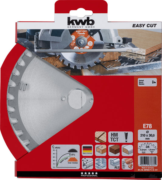 EASY CUT Kreissägeblatt, Allzweckblatt ø 210 mm