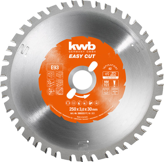 EASY-CUT Kreissägeblätter für Bau- und Tischkreissägen Ø 250 x 30 mm