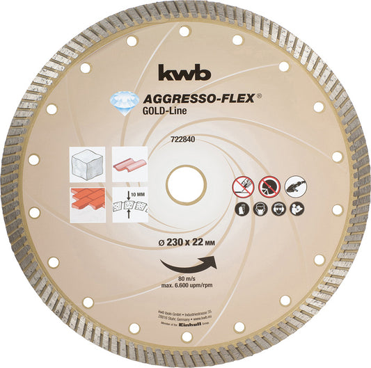 Diamant-Trennscheibe GOLD LINE Turbo D230mm