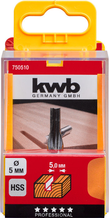 Nutfräser HSS, Ø 5 mm