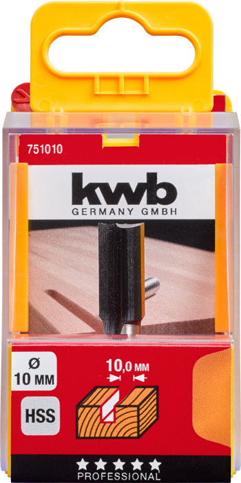 Nutfräser HSS, Ø 10 mm