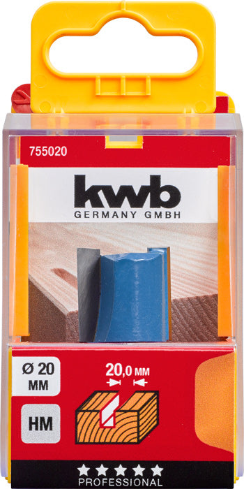 Nutfräser HM, Ø 20 mm