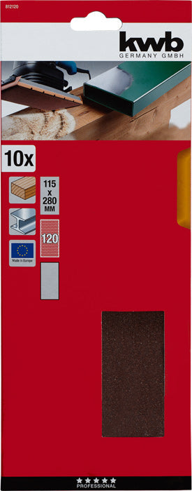 Schleifstreifen 115 x 280 mm, K 120