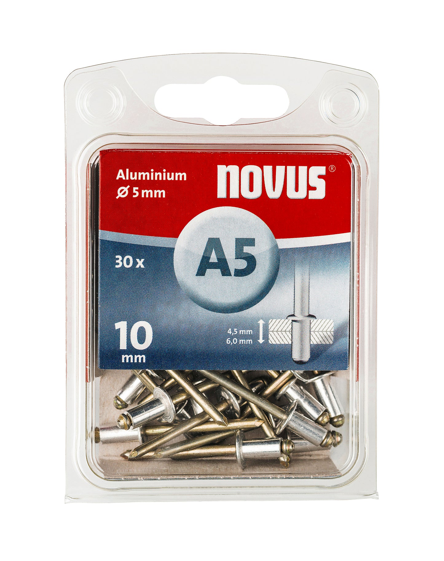 Blindniete Aluminium Ø5 | 10mm | 30stück