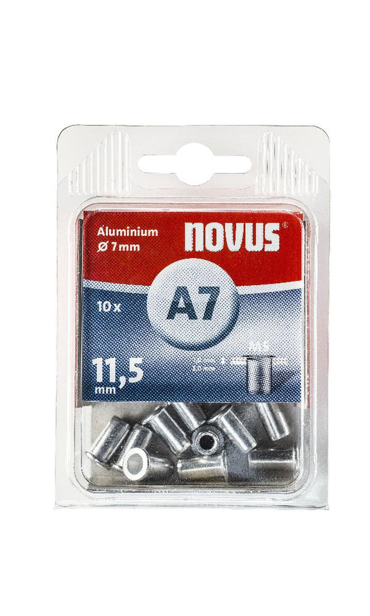 Nietmutter Aluminium Ø7 | M5 | 11,5mm