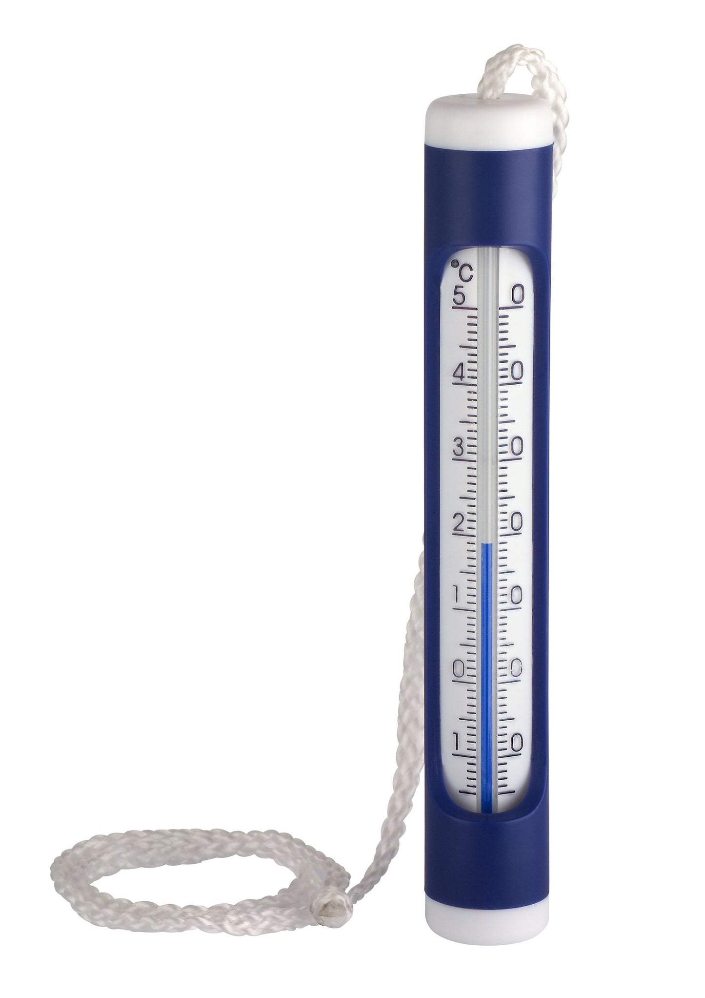 TFA Dostmann Analoges Pool- und Teichthermometer 40.2004 blau/weiß blau, 160 mm