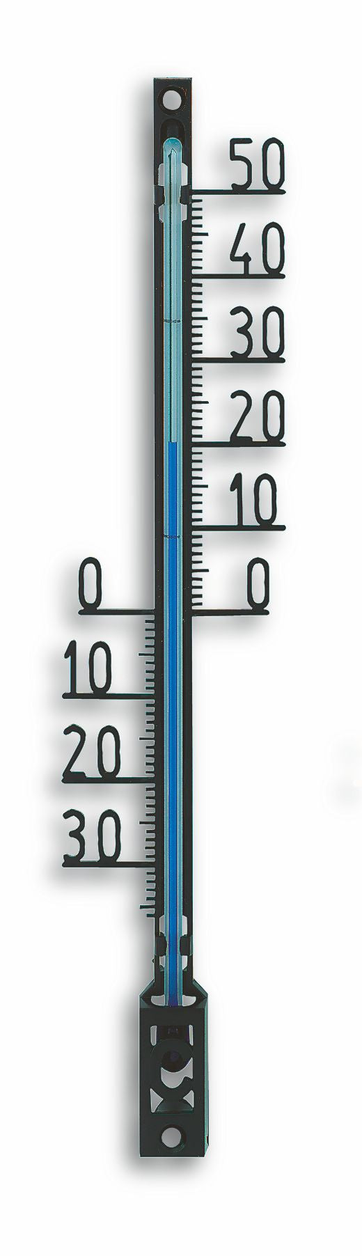 TFA Dostmann Analoges Außenthermometer 12.6001 schwarz schwarz, ohne Befestigung