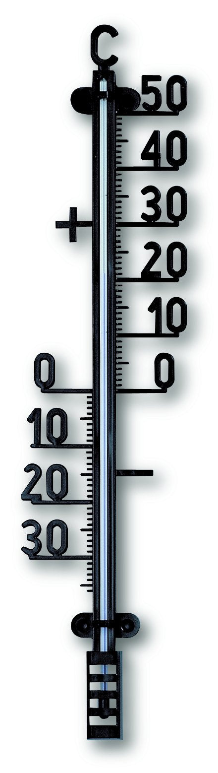 TFA Dostmann Analoges Außenthermometer 12.6004 schwarz schwarz, 420 mm, 140 g