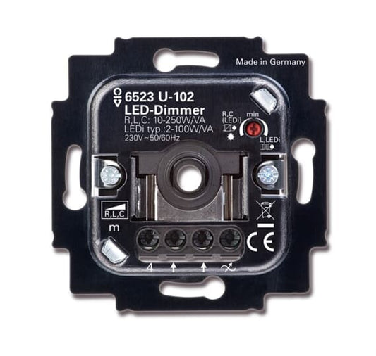 Busch-Jaeger LED-Drehdimmer-Einsatz 2&250VA 6523U-102
