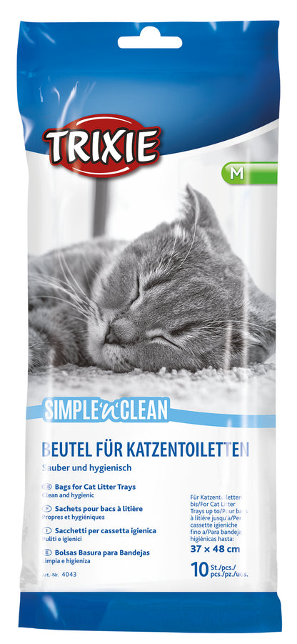 Simple'n'Clean Katzentoilettenbeutel, M, 10 St.