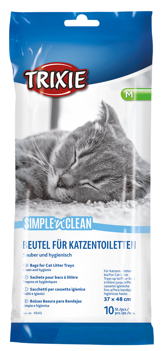 Simple'n'Clean Katzentoilettenbeutel, M, 10 St.