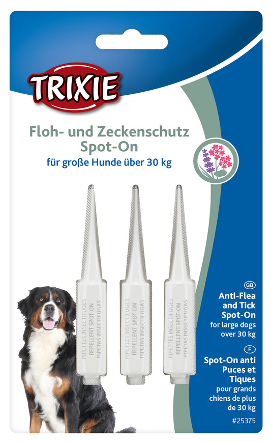 Trixie Floh- und Zeckenschutz "Spot-On" große Hunde 3× 5ml