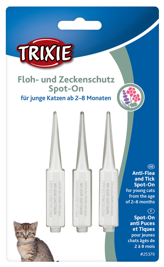 Trixie Floh- und Zeckenschutz "Spot-On" Katzenkinder 3× 0,6ml