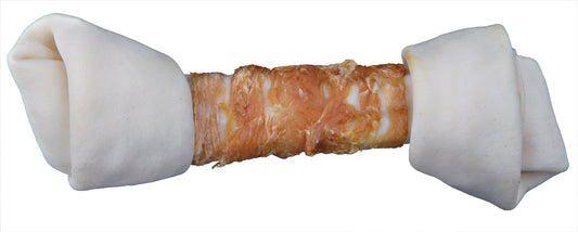 Denta Fun Knotted Chicken Chewing Bone, 25 cm, 220 g