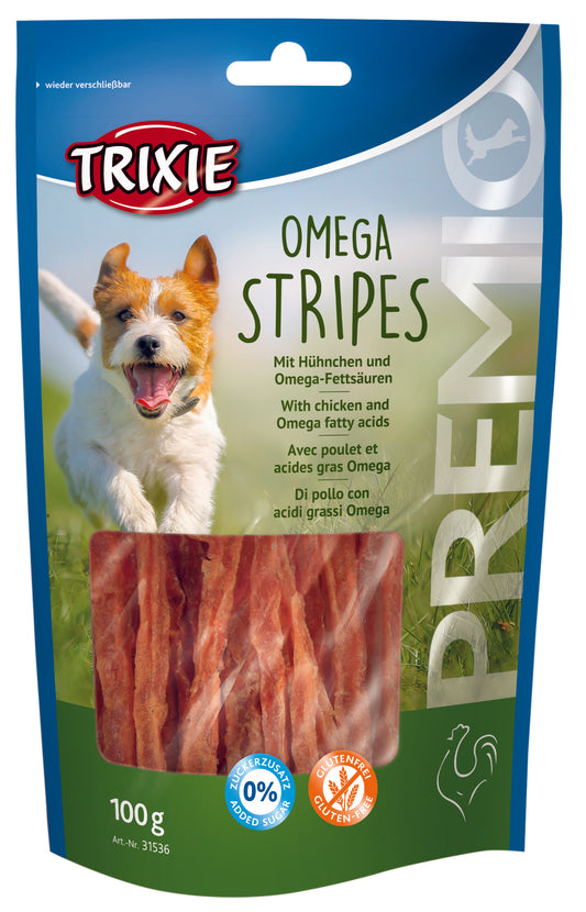 PREMIO Omega Stripes, Huhn, 100 g