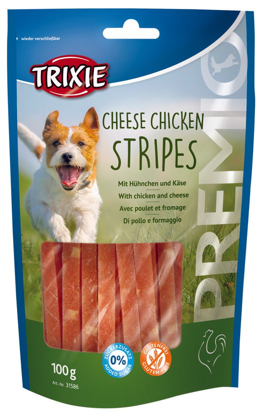 PREMIO Cheese Chicken Stripes, 100 g