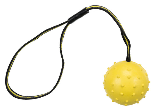 Ball am gummierten Gurt, Naturgummi, ø 6/35 cm
