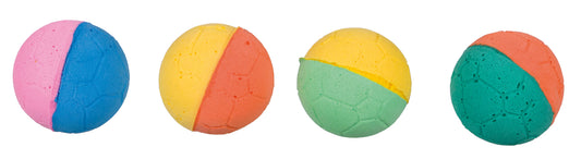 Set Softbälle, Softgummi, ø 4,3 cm, 4 St.