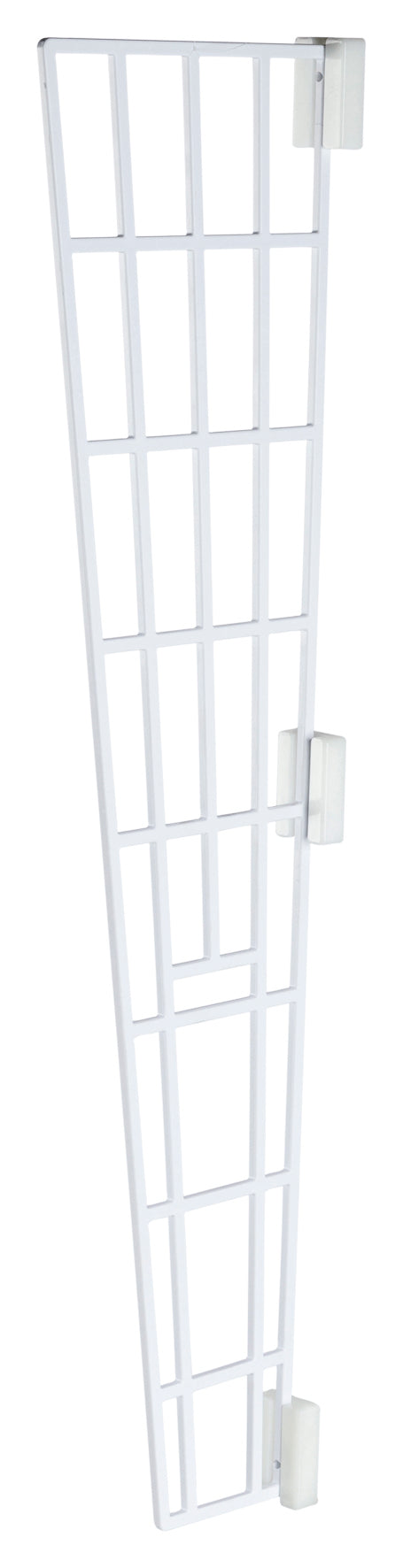 Schutzgitter für Fenster, Seitenteil, 62 × 16/7 cm, weiß
