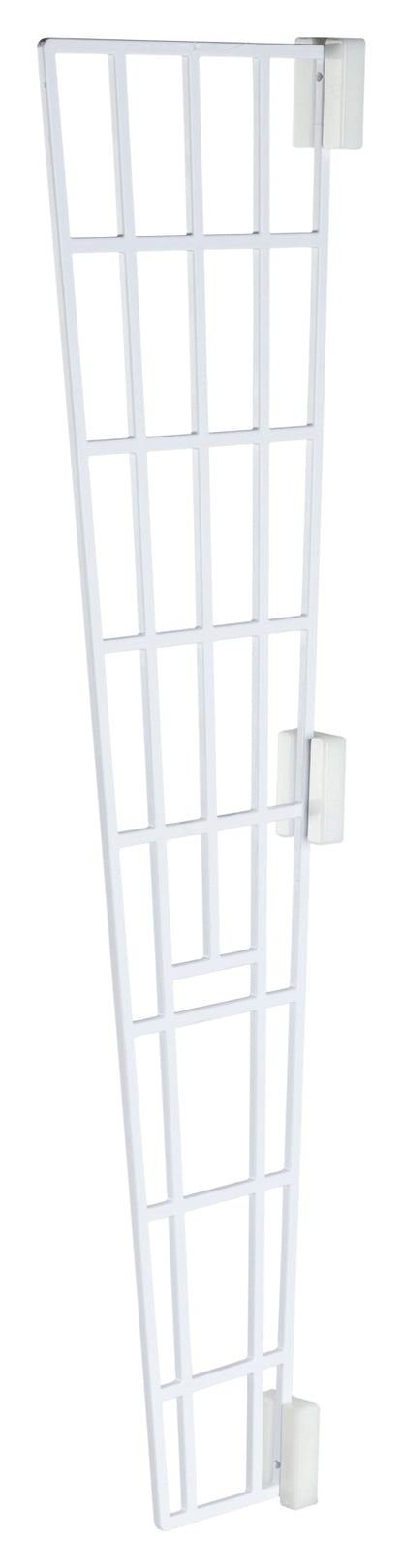 Schutzgitter für Fenster, Seitenteil, 62 × 16/7 cm, weiß