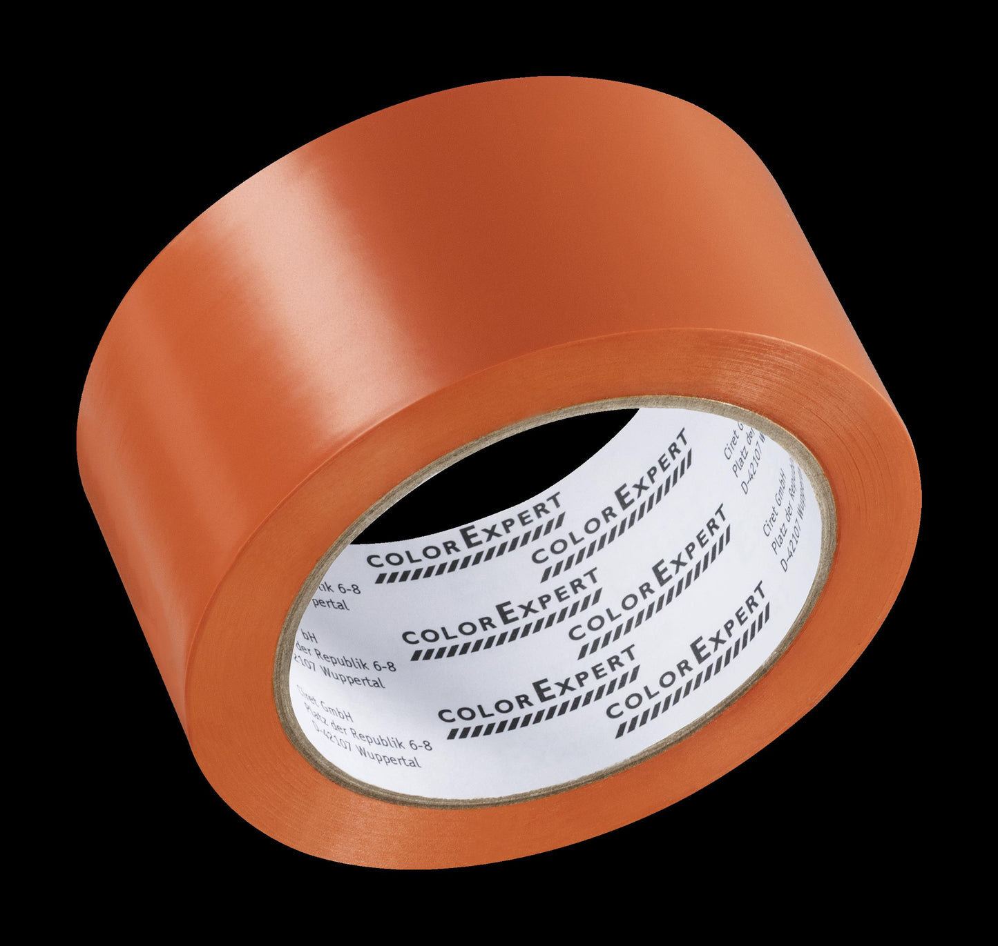 Bautenschutzband, glatt orange, 50mmx33m