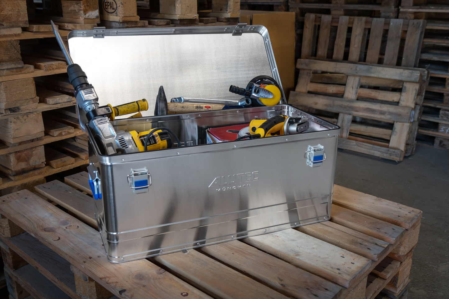 Aktions-Aluminiumbox Basic 80 775x385x325 mm