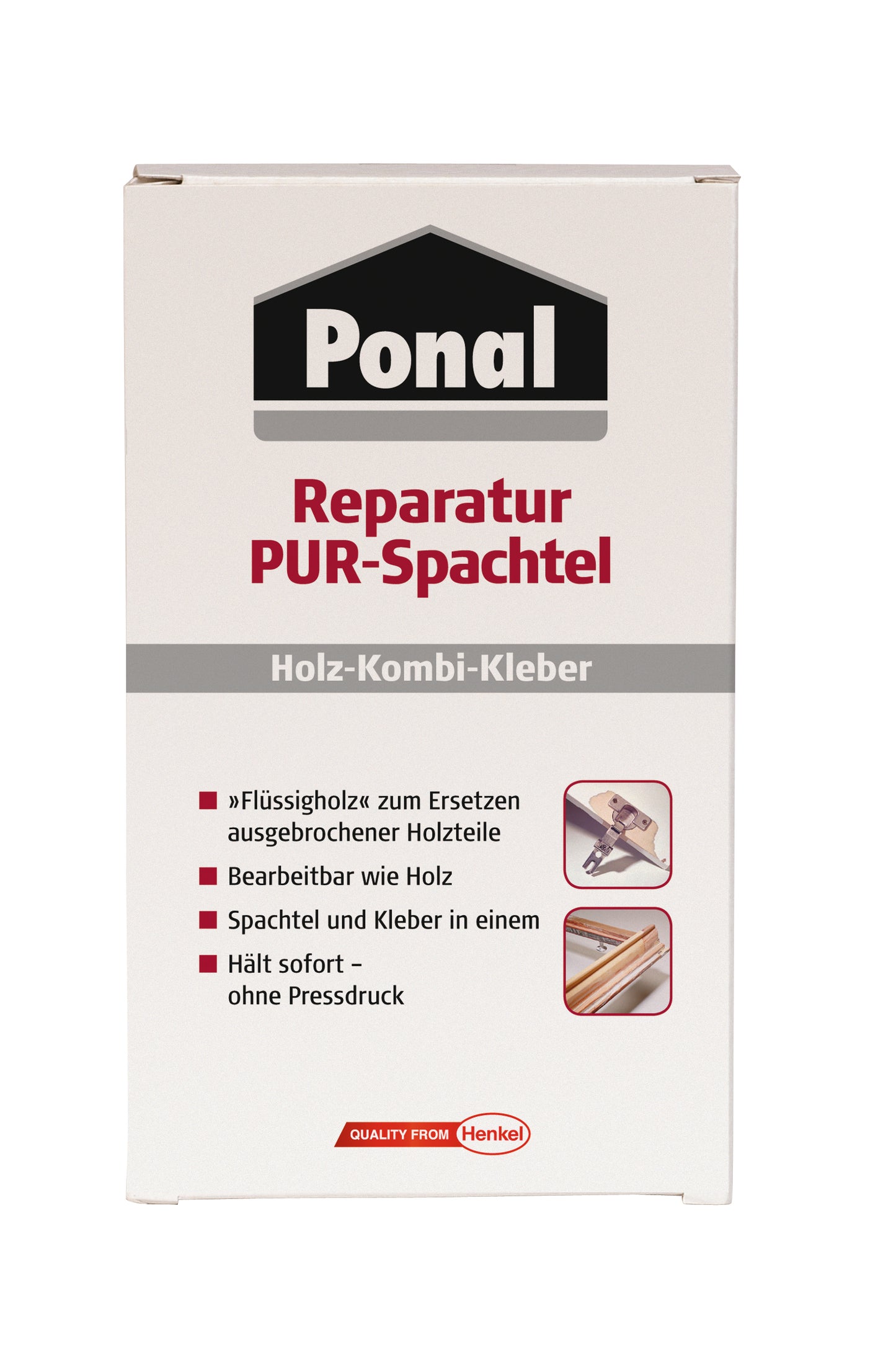 Ponal PUR Reperatur Spachtel | 125g Harz & 52g Härter