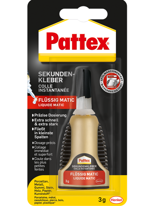 Pattex Sekundenkleber flüssig Control 3g