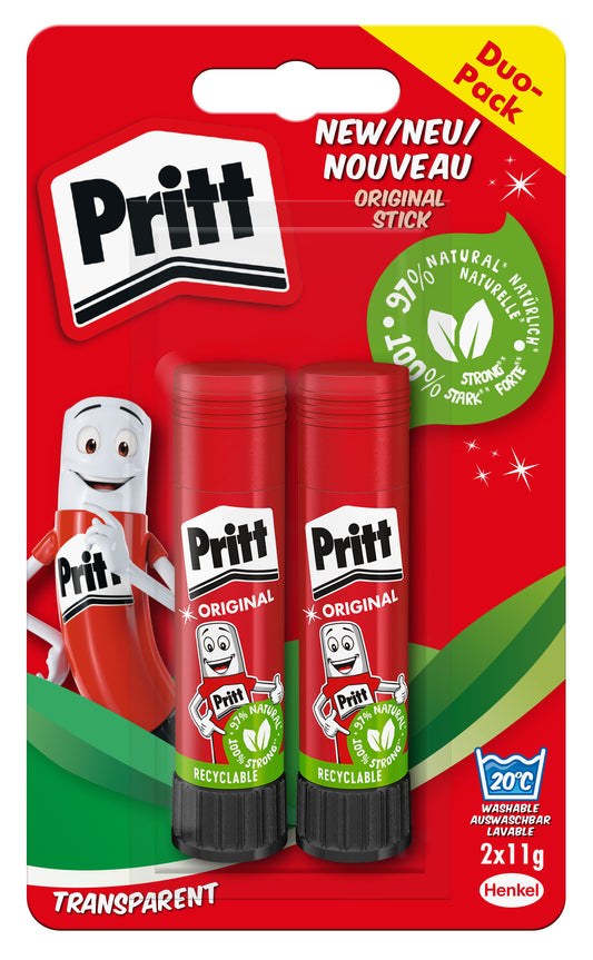 Pritt Stift Blisterkarte, 2x11g