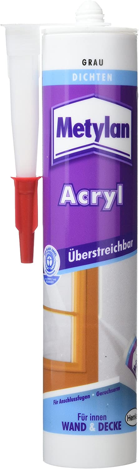 Metylan Wand & Decke Acryl 300ml grau